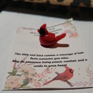 Red Bird Figurine